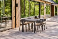Billede af Mindo 111 Dining Table Extension 263x100 cm w. 6 Mindo 101 Chairs - Dark Grey