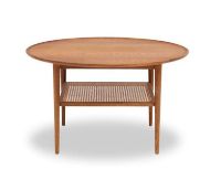 Billede af Haslev Athene Sofabord 02 Ø: 90 cm - Naturolieret Eg