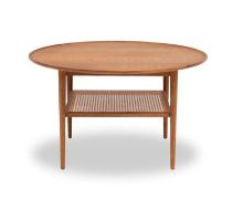 Billede af Haslev Athene Sofabord 02 Ø: 90 cm - Naturolieret Eg