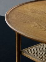 Billede af Haslev Athene Sofabord 02 Ø: 90 cm - Naturolieret Eg