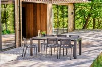 Billede af Mindo 111 Dining Table Extension 263x100 cm w. 6 Mindo 112 Chairs - Dark Green