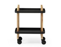 Billede af Normann Copenhagen Block Rullebord H: 64 cm - Sort