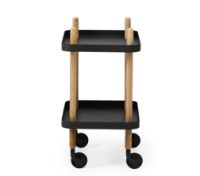 Billede af Normann Copenhagen Block Rullebord H: 64 cm - Sort