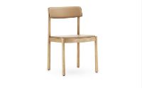 Billede af Normann Copenhagen Timb Stol SH: 46 cm - Polstret Tan / Camel