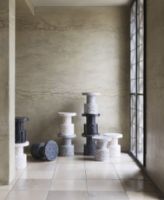 Billede af Normann Copenhagen Bit Skammel H: 42 cm - Hvid Multi