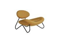 Billede af Woud Meadow Lounge Chair SH: 37 cm - Vidar Yellow/Black