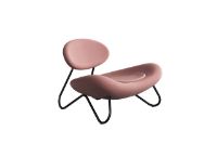 Billede af Woud Meadow Lounge Chair SH: 37 cm - Vidar Pink/Black