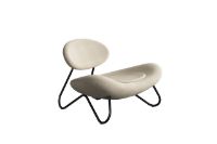 Billede af Woud Meadow Lounge Chair SH: 37 cm - Sisu Beige/Black