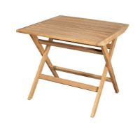 Billede af Cane-line Outdoor Flip Klapbord Lille 80x80 cm - Teak