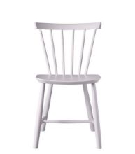 Billede af FDB Møbler J46 Poul M. Volther Stol SH: 45 cm - Violet Hair/Malet Bøg