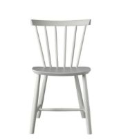 Billede af FDB Møbler J46 Poul M. Volther Stol SH: 45 cm - Lysegrå/Dust & Bones/Malet Bøg