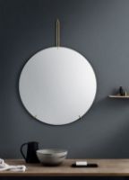 Billede af Moebe Wall Mirror Ø: 70 cm - Brass
