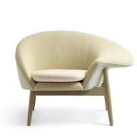 Billede af Warm Nordic Fried Egg Right Loungestol SH: 40 cm - Sour Yellow