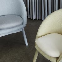 Billede af Warm Nordic Fried Egg Right Loungestol SH: 40 cm - Sour Yellow