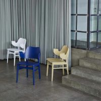 Billede af Warm Nordic Gesture Spisebordsstol SH: 46 cm - Dark Blue