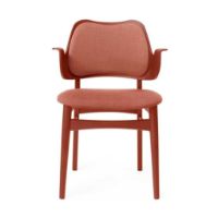 Billede af Warm Nordic Gesture Spisebordsstol Ryg- og Sædepolstret SH: 46 cm - Rust