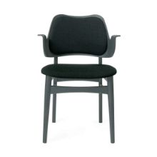 Billede af Warm Nordic Gesture Spisebordsstol Ryg- og Sædepolstret SH: 46 cm - Dark Green