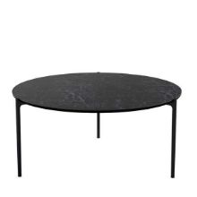 Billede af Eva Solo Savoye Sofabord Høj H: 42 cm Ø: 90 cm Keramisk Top - Sort