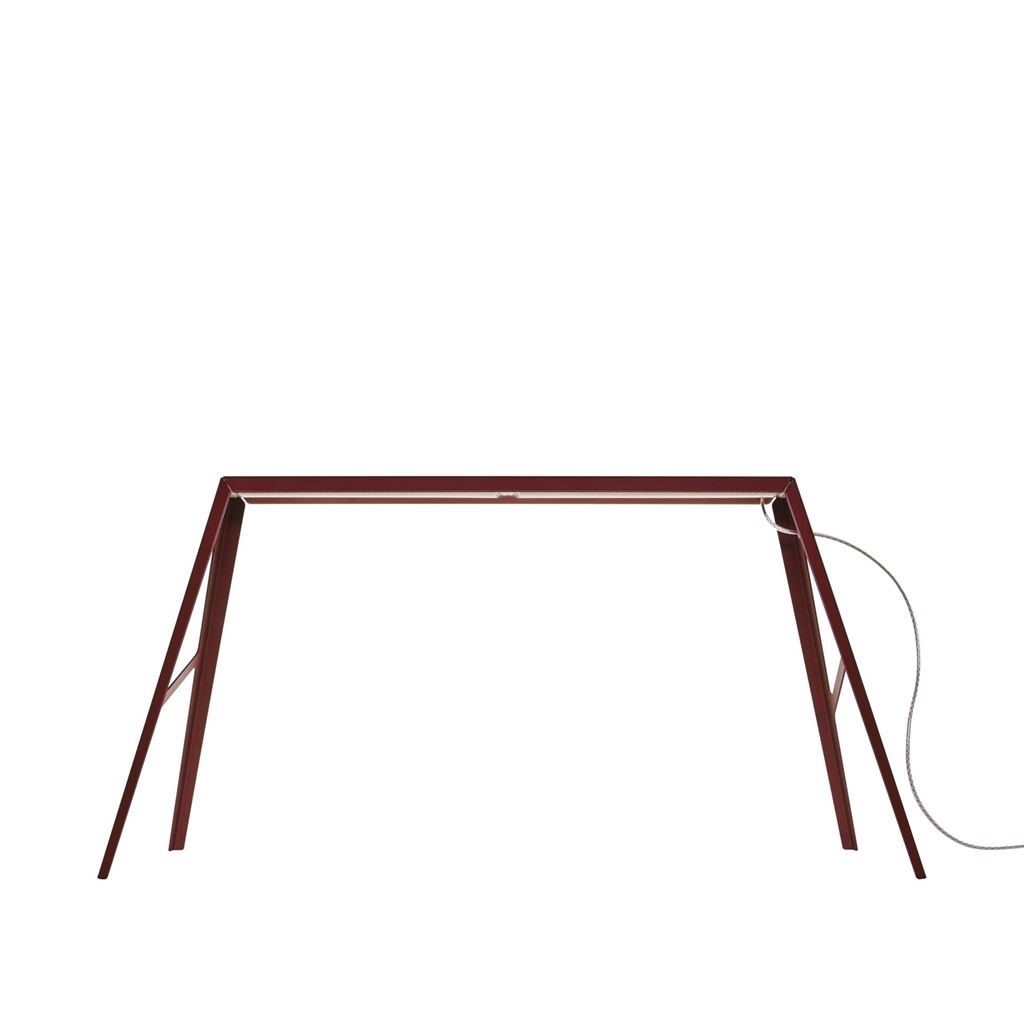 Billede af Foscarini Bridge 1 Bordlampe B: 49 cm LED - Mørkerød