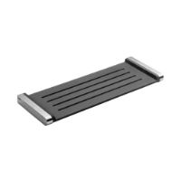 Billede af Vipp 6 Brusehylde L. 30,1 cm - Sort/Rusfrit Stål