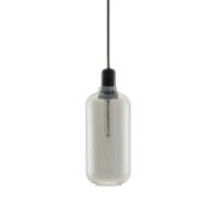 Billede af Normann Copenhagen Amp Pendel Large H: 26cm - Smoke/Sort
