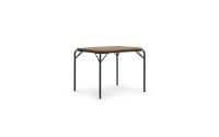 Billede af Normann Copenhagen Outdoor Vig Robinie Bord 90x90 cm - Sort