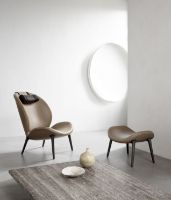 Billede af Vipp 468 Lodge Neck Rest for Lodge Lounge Chair L: 40,5 cm - Dark Leather