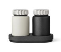 Billede af Vipp 263 Salt & Peber Kværn Sæt af 2 stk H: 11,8 cm - Grå/Sort