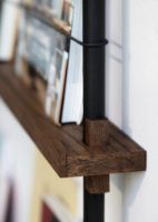 Billede af Moebe Magazine Shelving 123x85 cm - Smoked Oak/Black