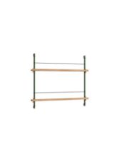 Billede af Moebe Magazine Shelving 73x85 cm - Oak/Deep Blue