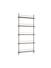 Billede af Moebe Magazine Shelving 188x85 cm - Smoked Oak/Pine Green