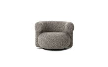 Billede af Normann Copenhagen Burra Lounge Stol m. Returdrejefunktion SH: 42,5 cm - Zero 0110