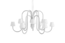 Billede af HAY Apollo Candelier Ø: 106,5 cm - White Opal Glass