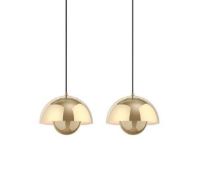 Billede af &Tradition Flowerpot VP1 Pendel 2 stk Ø: 23 cm - Brass-Plated
