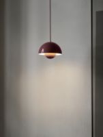 Billede af &Tradition Flowerpot VP1 Pendel 2 Stk Ø: 23 cm - Dark Plum