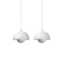 Billede af &Tradition Flowerpot VP1 Pendel 2 Stk Ø: 23 cm - Matt White