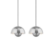 Billede af &Tradition Flowerpot VP1 Pendel 2 Stk Ø: 23 cm - Polished Stainless Steel