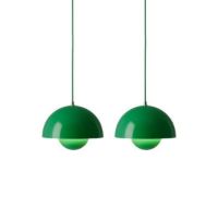 Billede af &Tradition Flowerpot VP1 Pendel 2 Stk Ø: 23 cm - Signal Green