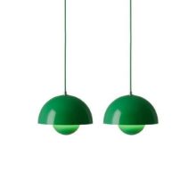 Billede af &Tradition Flowerpot VP1 Pendel 2 Stk Ø: 23 cm - Signal Green