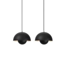 Billede af &Tradition Flowerpot VP1 Pendel 2 Stk Ø: 23 cm - Matt Black