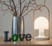 Billede af Lampefeber Follow Me Trådløs Lampe H: 22,8 cm - Hvid