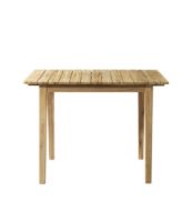 Billede af FDB Møbler M3 Sammen Havebord 90x104,5 cm - Massiv Teak / Natur 