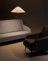 Billede af GUBI 1967 Pendant Ø: 56 cm - Brass/Canvas