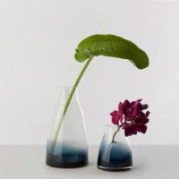 Billede af Ro Collection Flower Vase No. 3 Ø: 19 cm - Indigo Blue