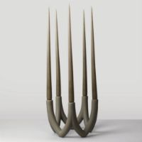 Billede af Ro Collection Chandelier Five Armed B: 24 cm - Dark Stone