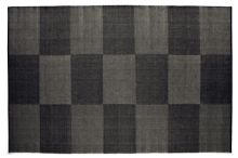 Billede af HAY Check Rug 170x240 cm - Black L Check