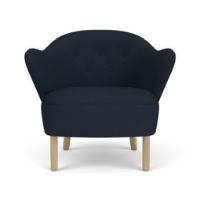 Billede af Audo Copenhagen Ingeborg Loungestol SH: 40 cm - Fiord 782/Natur Eg