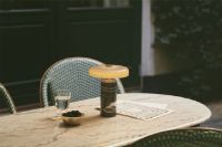 Billede af Design By Us Trip Portable Lamp H: 21 cm - Ash Marble/Grey