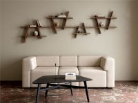 Billede af Andersen Furniture A Shelf Medium 52x46x9 cm - Smoked Ash