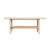 Billede af Andersen Furniture B3 Bænk L: 120 cm - Eg/Hvidpigmenteret Mat Lak